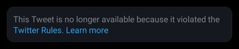 twiiter deleted notice