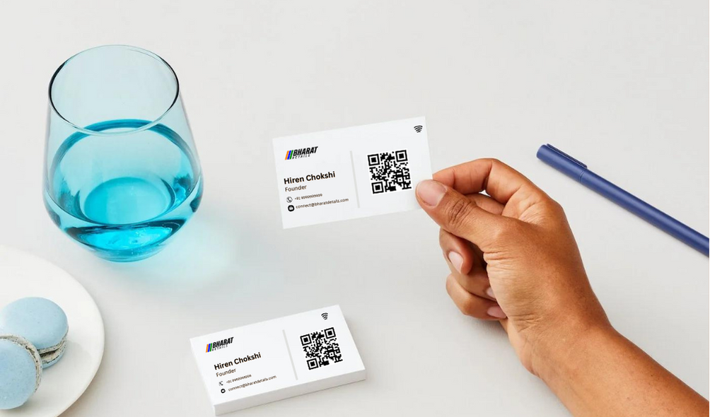 BHARAT DETAILS NFC BUSINESS CARD