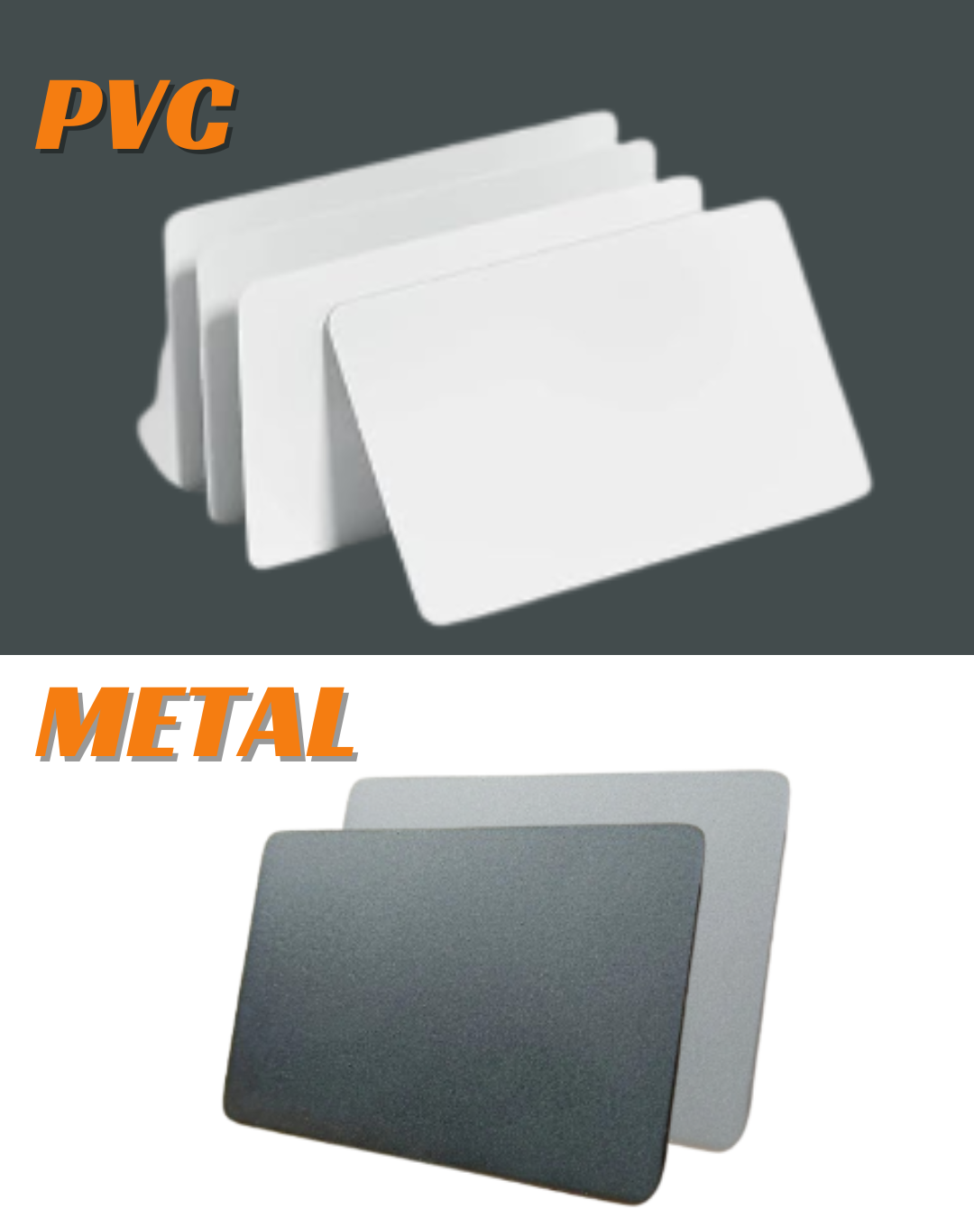 PVC vs METAL NFC BUSINESS CARD