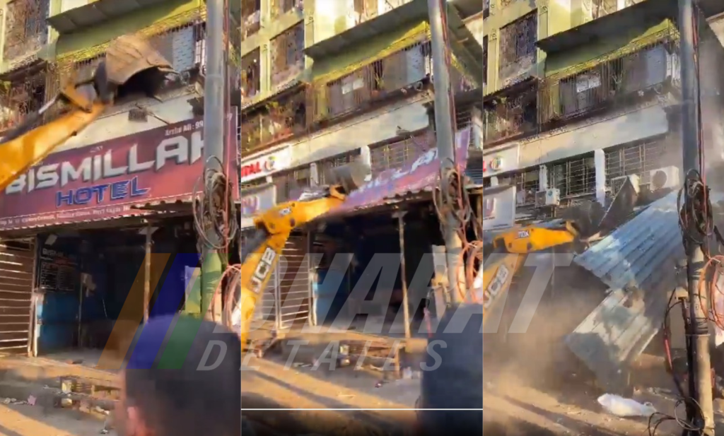 Bulldozers in Mira Road