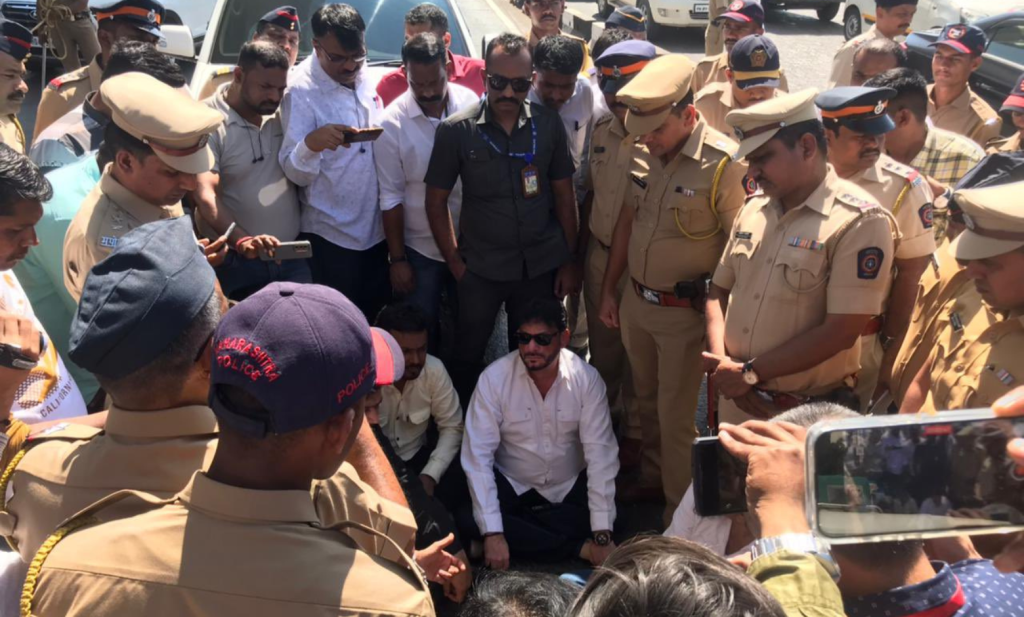 AIIMS Leader Wasim Pathan Detained at Dahisar Toll Naka-1