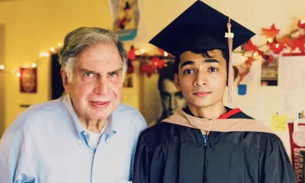 Ratan Tata attended Shantanus Graduation Ceremony